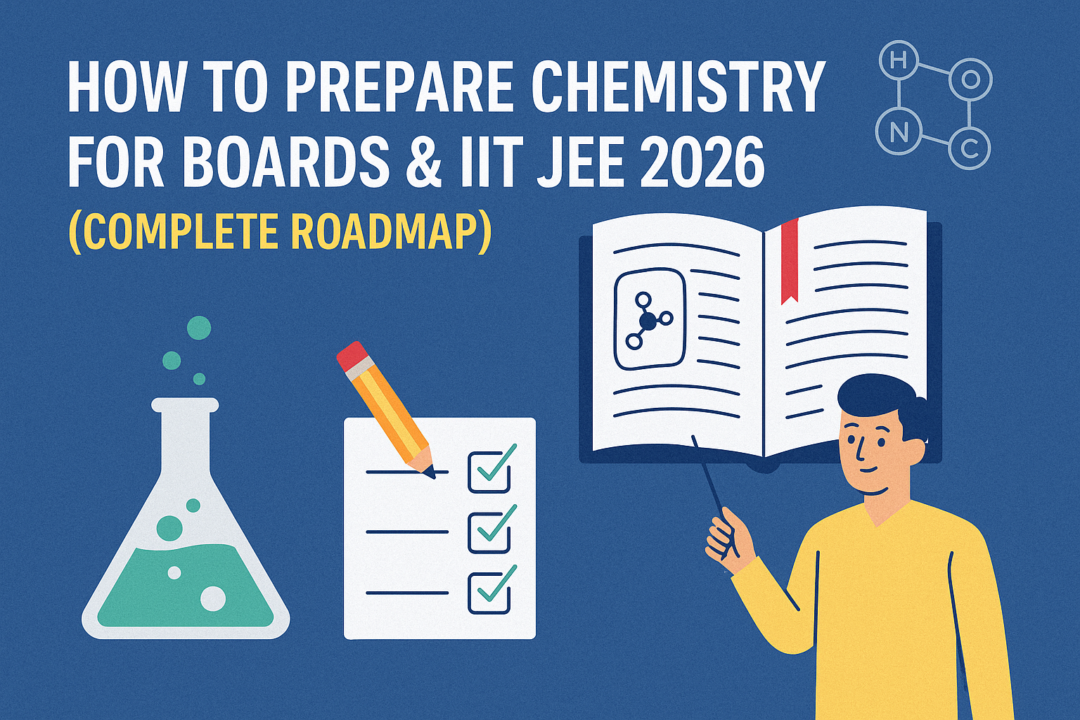  How to Prepare Chemistry for Boards & IIT JEE 2026 (Complete Roadmap)