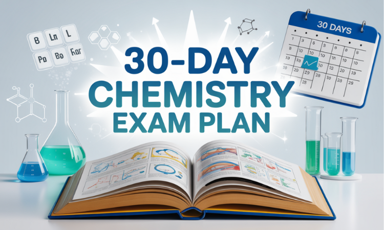 30-Day Chemistry Exam Preparation Plan for 10th & 12th Boards