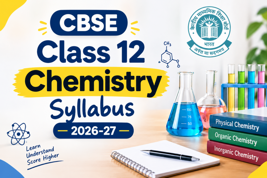 CBSE Class 12 Chemistry Syllabus 2026-27